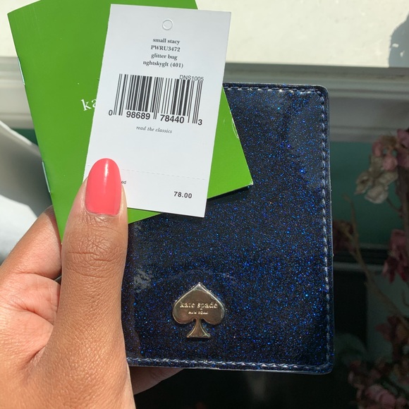 Kate Spade Glitter Bug Small Stacy Wallet - Picture 1 of 4